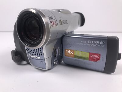 Canon Elura 60 Digital Video Mini Dv Camcorder Video Camera For