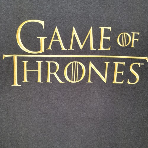 Game of Thrones Graphic T Shirt Cotton HBO Fan GOT Merch Graphic Tee Size L - Picture 2 of 18