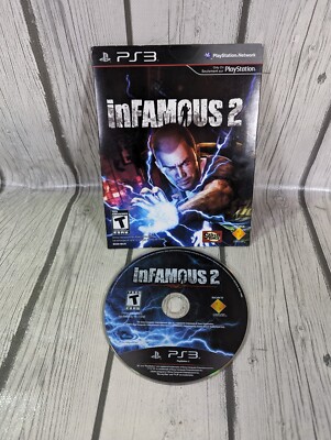 inFamous 2 (Sony PlayStation 3 PS3, 2011 Carboard Sleeve) Not For Resale TESTED