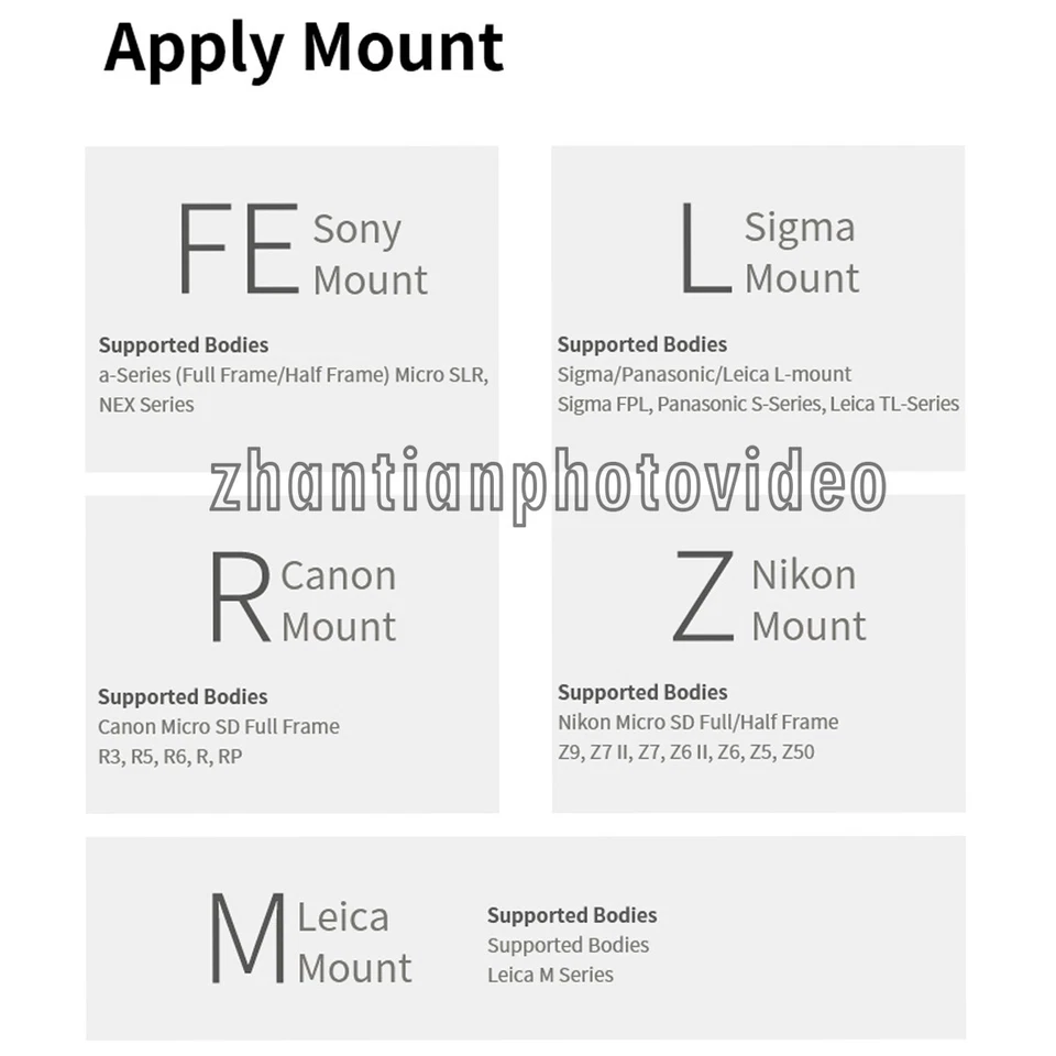 Brightin Star 16mm F2.8 Full Frame Lens for Canon RF Leica M Sigma L Sony Nikon  - Image 2 of 4