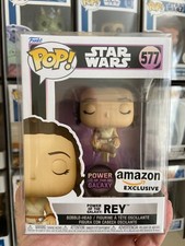 Funko Pop! Star Wars #577 Rey  Power Of The Galaxy Amazon Exclusive +Protector