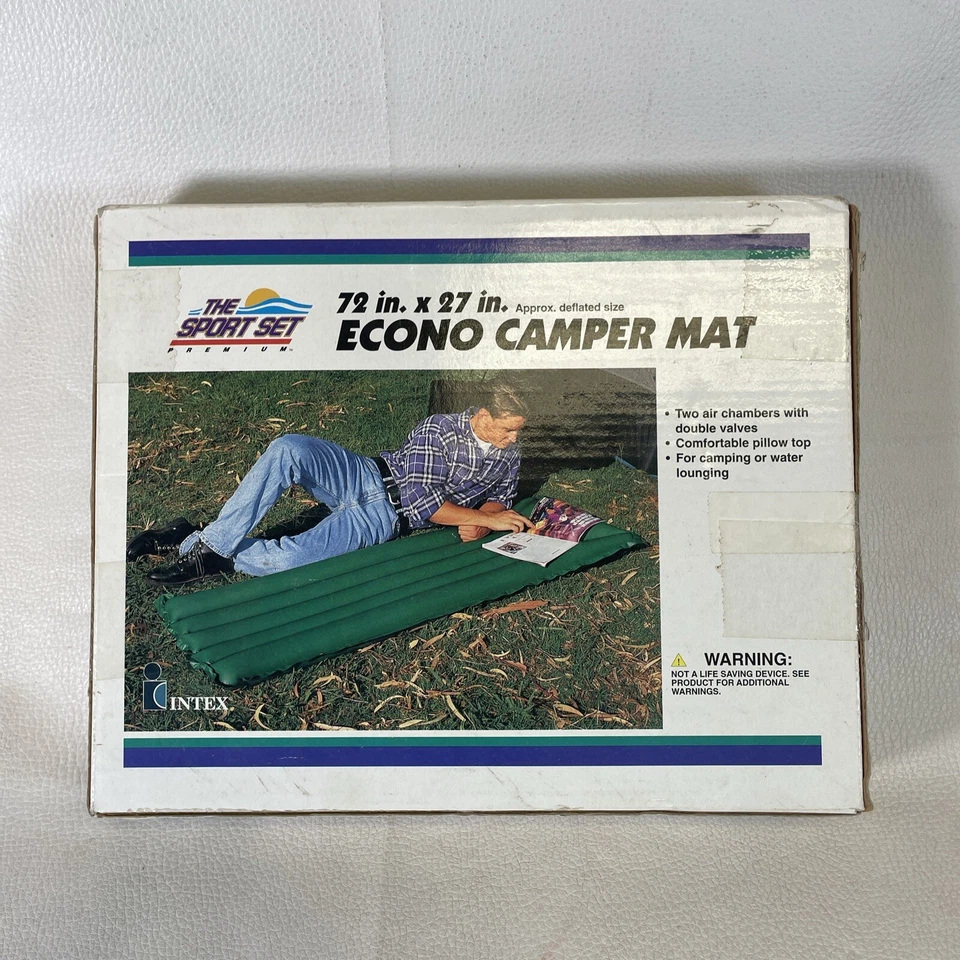 Intex Inflatable Camping Mat Mattress Or Waterproof Pool Lounger, 1996 - Image 2 of 4