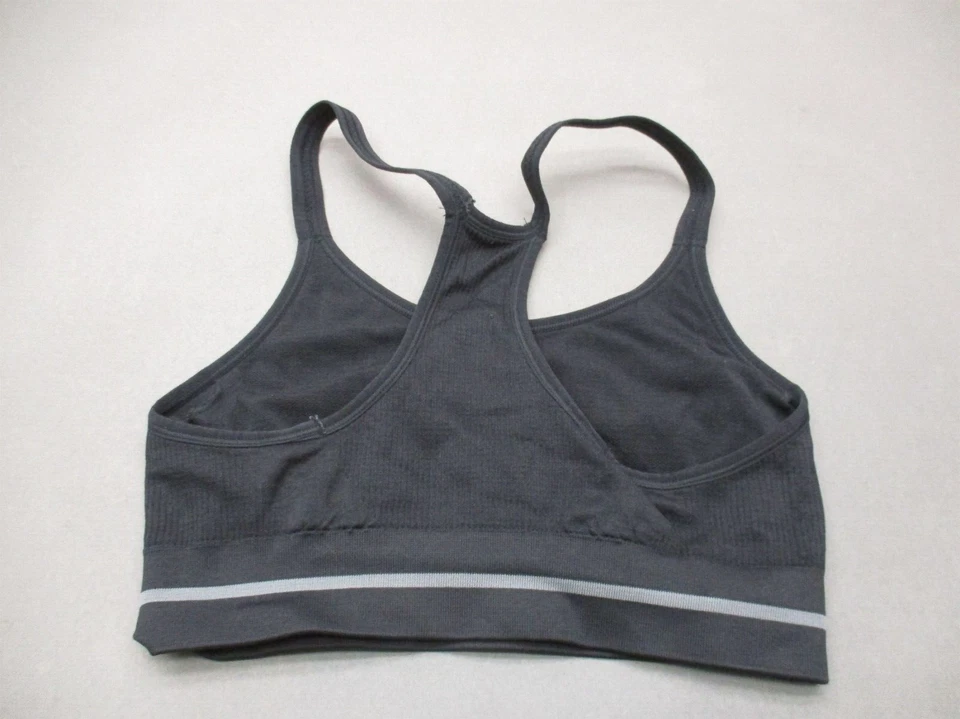 Champion Size S Womens Black Unlined Wireless Pull On Racer Back Sports Bra 7i - Image 3 of 4