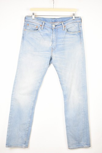 Levi Strauss \u0026 Co.513 Jeans Uomo W33/L32 Vestibilità Slim Dritto Baffi  Sbiadito | eBay