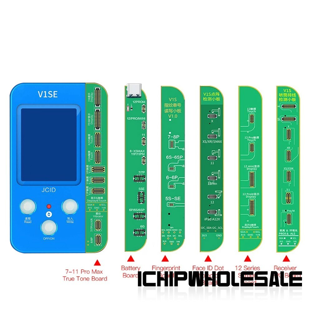 JCID V1SE 6-In-1 JC Programmer For iPhone 7 7P 8 8P 11Pro MAX LCD 