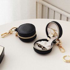 Portable Jewelry Storage Box Necklace Ring Holder Travel Jewelry Case Organizer