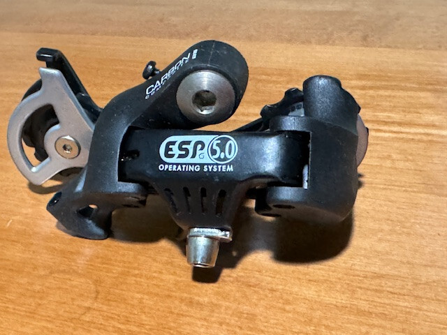 Dérailleur Arrière SRAM 9.0 ESP Vintage 9 Vitesses – Cage Longue, Noir/argent, Pour VTT/Cross