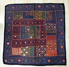 Table Topper Cotton linen Decorative Patchwork With Mirrors VSMT-105,106