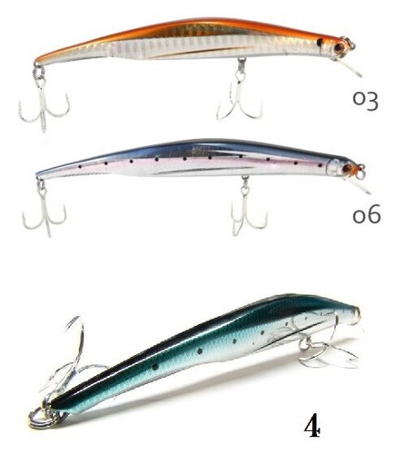 Señuelos/pesca para lubina Hart Minnow 170 eBay