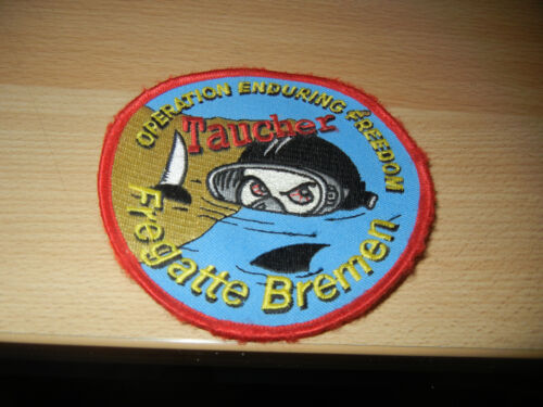 ALL.   OPEX  ENDURING FREEDOM   AFGHANISTAN  FREGATTE BREMEN   PLONGEURS   patch - Photo 1/2