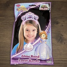 Sofia The First Glowing Headband Crown-Glows For Hours Age 4 Disney Jr