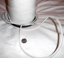 5mm NYLON BRAID CORD ROPE STRONG WHITE LAUNDRY PULLEY AIRER STEPS WINDOW BLIND/m
