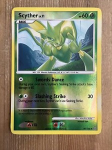 Scyther - 49/100 - Uncommon - Reverse Holo LP, English Pokemon Stormfront