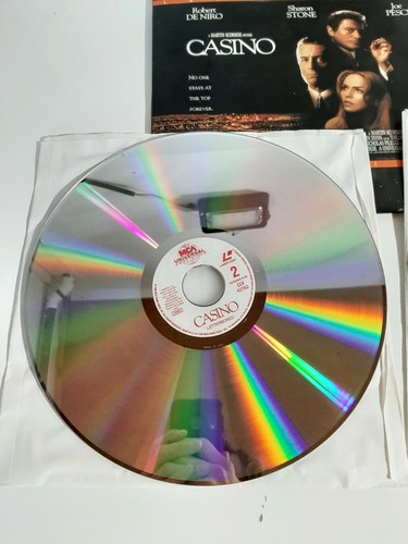 Robert De Niro Casino Video Laser Disc Movie 2 Disc Set Complete MCA Universal - Imagen 6 de 8