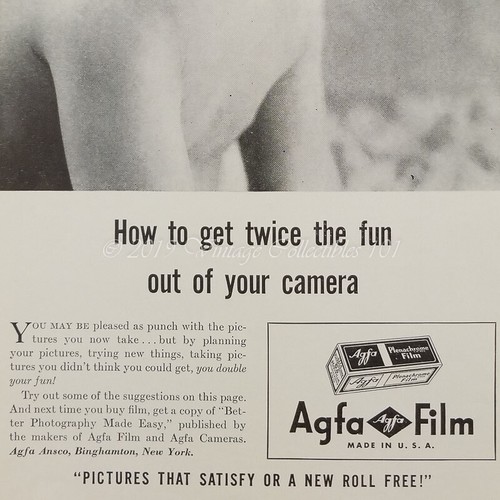 1941 Agfa Ansco Plenachrome Camera Film Baby Scouts photo art decor print ad - Picture 7 of 12