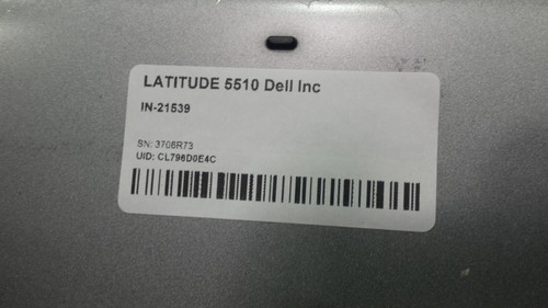 * Dell Latitude 5510 Intel Core i5-10210U@ 1.60 GHz,16GB Ram NO HDD/OS. * - Afbeelding 12 van 12