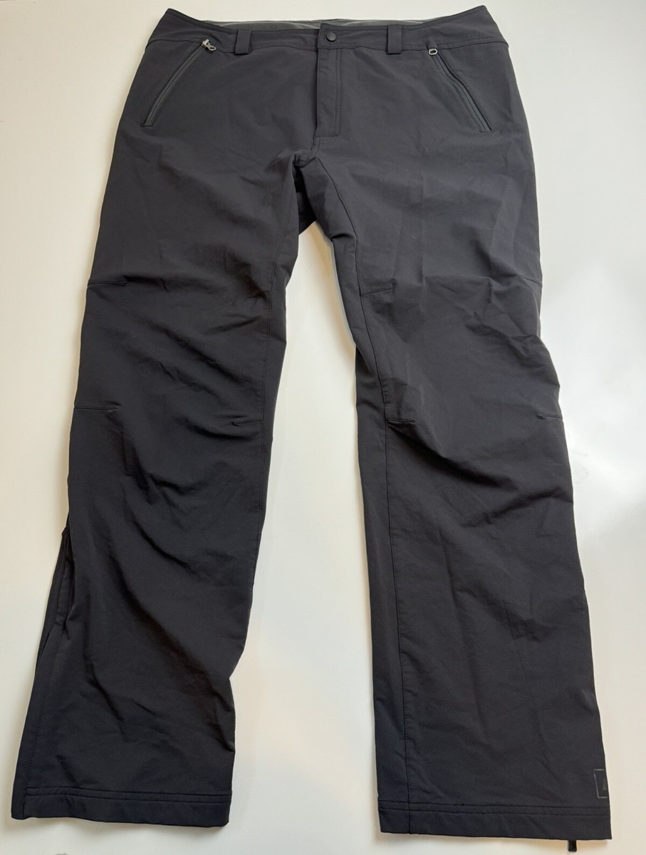 REI 37249 Men's Outdoor Pants Size Large 40x34 Gray Zip