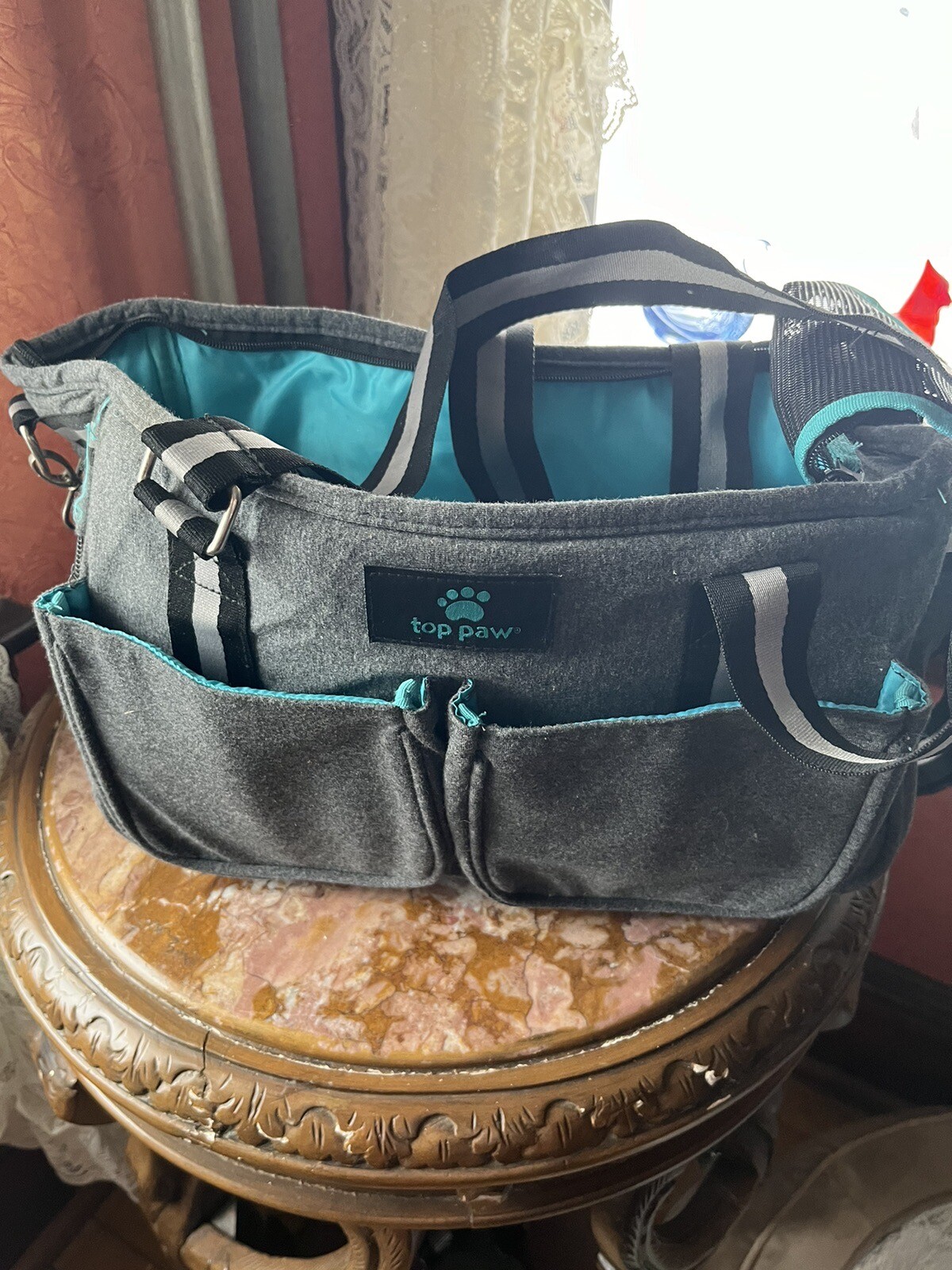 Top Paw Cute and Colorful Carrier in Grey Extra Small Dog Carrier eBay