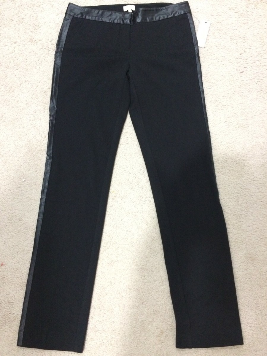 Pantalon Large Femme Laundry By Shelli Segal - Taille 4, Bleu Marine, Coupe Crop, Occasion Très Bon état