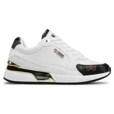 SNEAKERS Guess Donna FL5MOX FAL12 Col. BIANCO/MARRONE Sconto -25%