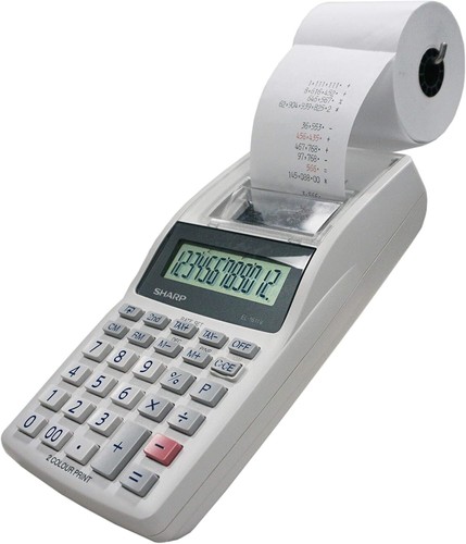 Lightweight Cordless Calculator - 12 Digit Display with Tax Functions Included - Picture 10 of 11