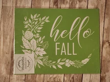 MDC DIY Adhesive Reusable Silkscreen Stencil 🍂Hello Fall 🍂