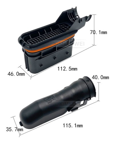 Kit de enchufe de bomba de urea conector hembra macho ME AMP MCP LEAVYSEAL de 62 pines/vía ECU DCU - Imagen 2 de 19