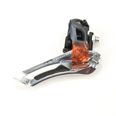 Shimano Ultegra FD-R8000 Front Derailleur, 11-Speed, Braze-On, Double, Black