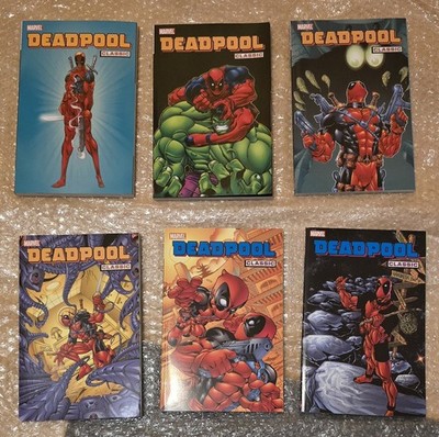 Deadpool Classic Volume 1-6 Softcover Marvel
