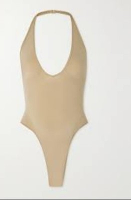 Skims Seamless Sculpt Deep Plunge Thong Bodysuit S