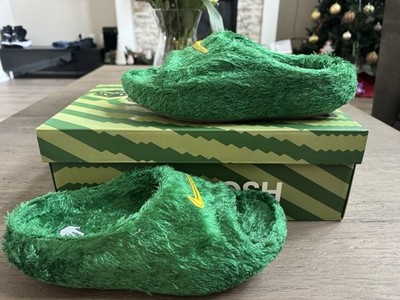 Size 10 — Nike .SWOOSH ReactX Rejuven8 Slide Touch Grass Kelly