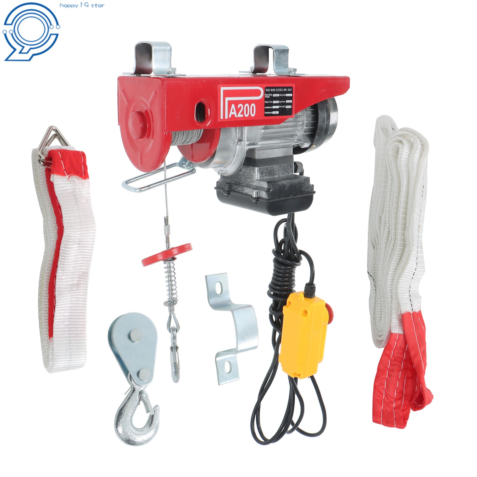 440 LBS Lift Electric Hoist 110V Electric Winch 40 FT Lifting Garage Lift Hoist