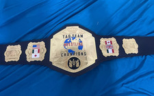 All Star Design Independent World Tag Team Championship wrestling Belt 2mm ZINC
