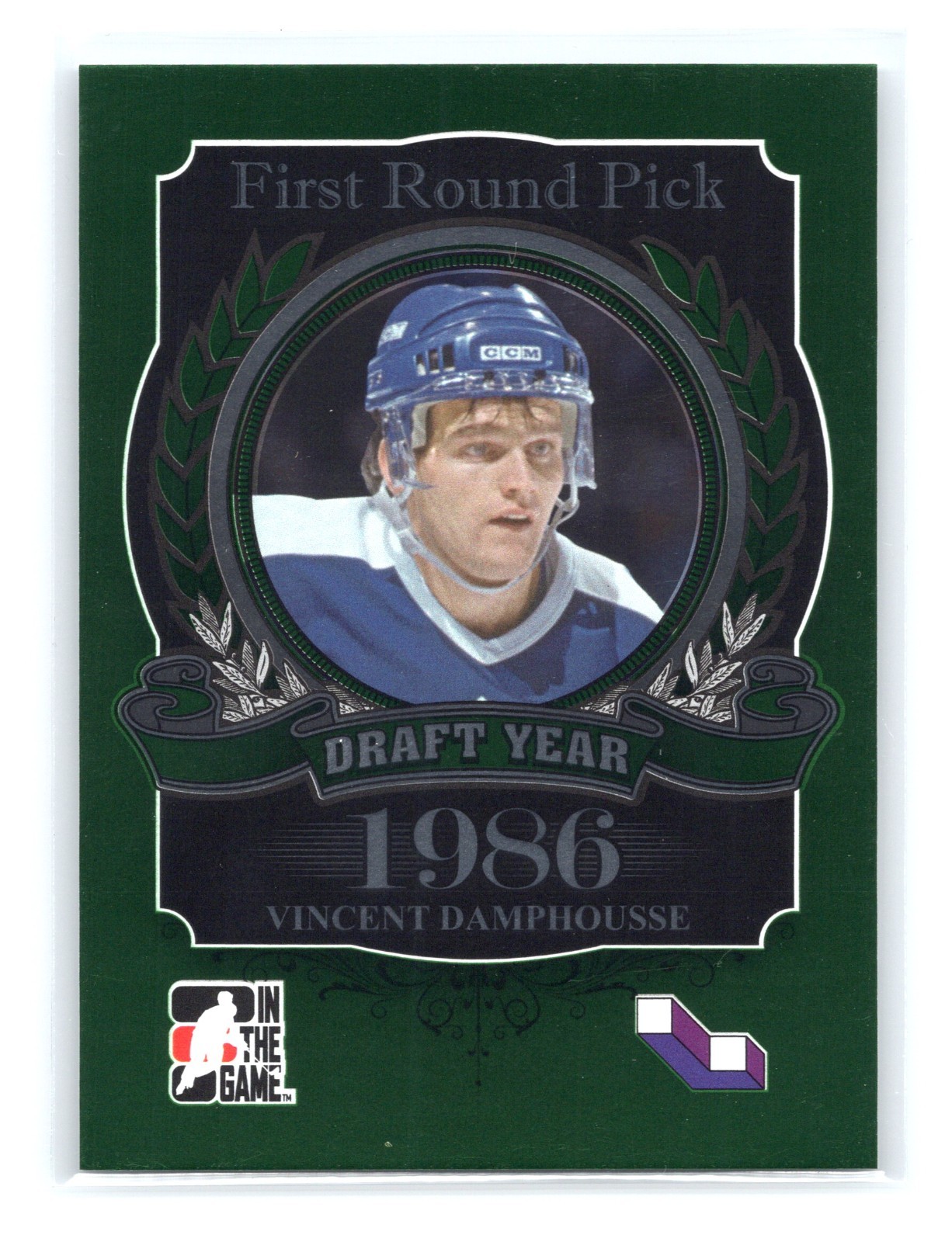 2013 In the Game Draft Prospects Emerald Variation /50 #144 Vincent Damphousse