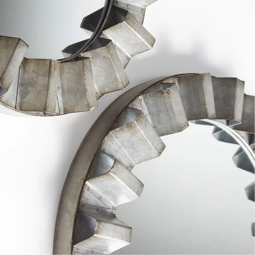 Cyan Design 10395 Argos 12 inch Galvanized Wall Mirror - Picture 2 of 3