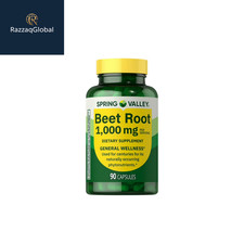 Spring Valley Beet Root Dietary Supplement, 1000 mg, 90 Count