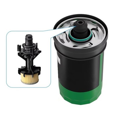 Ölfilter AUC12916 kompatibel zu D155 E120 E130 E160 zur Wartungsfreundlichkeit