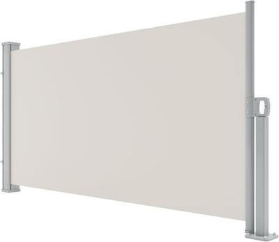 71''x 138'' Retractable Side Awning UV-Proof Patio Screen Fence Divider Fencing