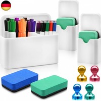 3 StüCk Magnetischer Stiftehalter, Stiftehalter Magnetisch Mit 2 Swhiteboard