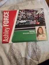 NHRA Ancien document à distribuer Ashley Force Top Alcool. RARE John Force Racing