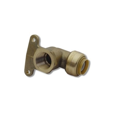 SharkBite 1/2 in Push X 1/2 in FPT Brass High Ear Elbow U335LFA