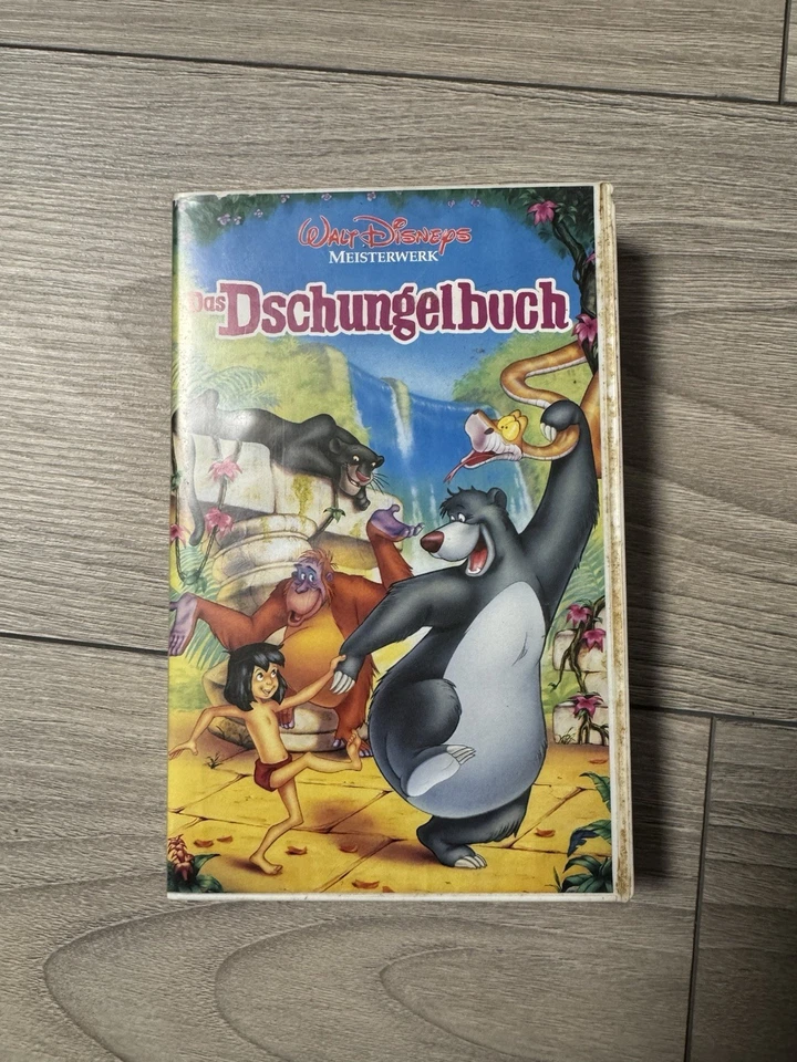 Walt Disneys Meisterwerk Das Dschungelbuch 1967 Hologramm VHS-Kassette 1122/25