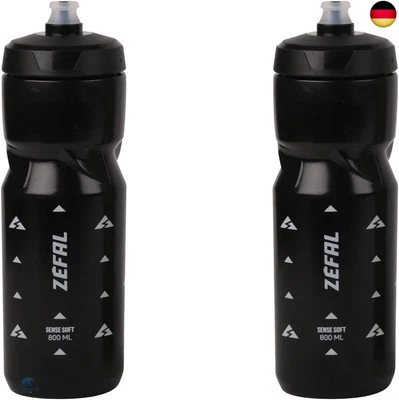 ZEFAL Pack Sense Soft 80 x2 - Fahrrad- und Mountainbike-Trinkflaschen - Weiche,