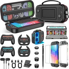 12 in 1 Switch 2 Accessories Bundle Kit Carrying Case Hard Shell for Switch 2