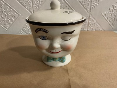 Bailey s Irish Cream Canister Cookie Jar Limited Edition Yum Winking Eye Boy 8 