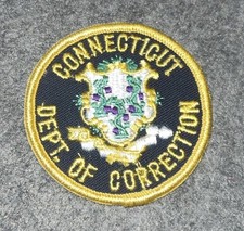 Connecticut Dept of Correction Hat Patch - 2.5 inches