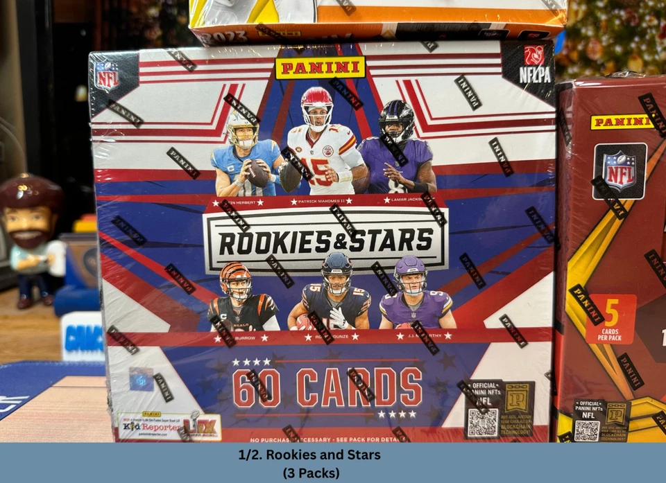 Carolina Panthers Hobby Box BREAK 23-25 NFL 1/2 Phoenix 1/2 Rookies & Stars - Image 2 of 4