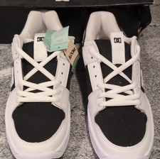 DC Lynx Zero Men's Skateboarding Shoes White/Black Size 10.5
