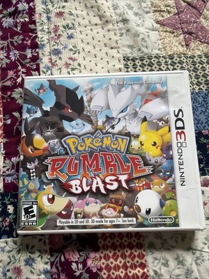 Pokemon Rumble Blast Nintendo 3DS 100% Complete CIB Tested Authentic Clean
