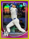 2025 Bowman Chrome Shohei Ohtani Fuchsia Refractor /299 #17 Dodgers